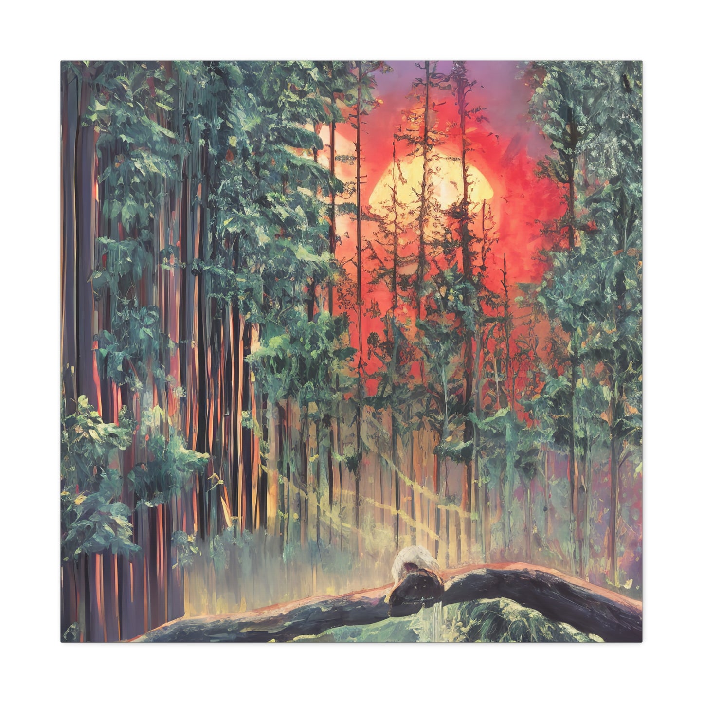 Sunsetting Woods